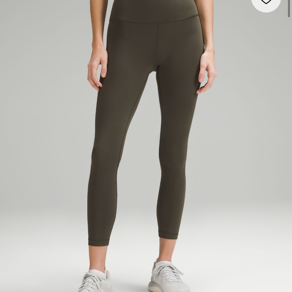🍋Lululemon Wunder Train High Rise Tight 25" • Dark Olive • Size 18 • NWT